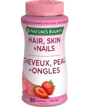 Nature's Bounty Hair Skin Nails + Vitamin D3 Mineral Supplement Gummies - Buy Online on SooperMarket.com
