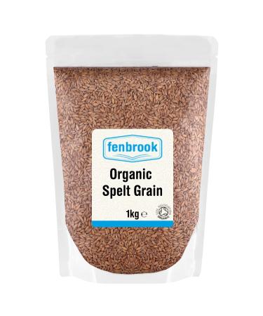 Organic Spelt Grain 1kg | Certified Organic by Fenbrook Organic