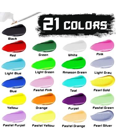 Go Ho Pastel Orange Cream Face Body Paint 2.37oz 70ml - Water Based Makeup for SFX, Cosplay, Halloween - Buy Online on SooperMarket.com