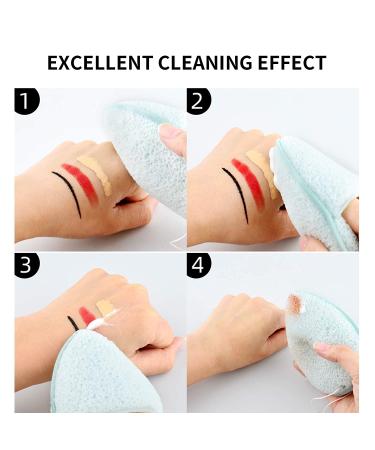 DAGEDA Konjac Facial Sponge 2-Pack - Deep Pore Cleansing, Exfoliating, Blackhead Removal - Daily Makeup Remover Glove Bath Sponge for All Skin Types - Reusable - 1 Count - Buy Online on SooperMarket.com