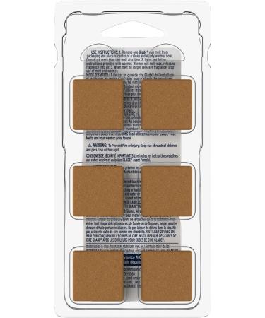 Glade Wax Melts Air Freshener and Odor Eliminator Scented Essential Oils for Home and Bathroom Cashmere Woods 6 Count Cashmere Woods 66 g (Pack of 1) - Buy Online on SooperMarket.com