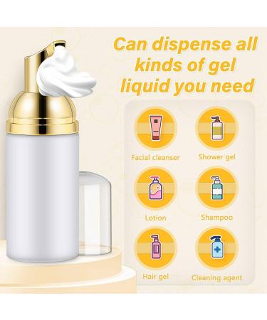 Daytight 10-Pack Empty Foam Pump Bottles - 60ml Travel Dispenser for Shampoo Lotion Eyelash Cleaner & Cosmetics - Perfect Mini Foam Pump for International Shipping - Buy Online on SooperMarket.com