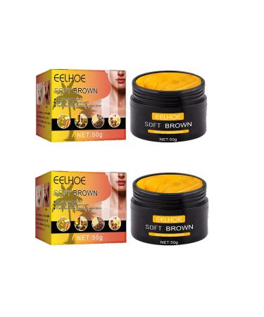 Eelhoe Tanning Gel, Intensive Tanning Luxe Gel, Eelhoe Soft Brown Tanning, Brown Premium Tanning Accelerator Cream, Eelhoe Tanning Cream for Sunbeds & Outdoor Sun (2PC)