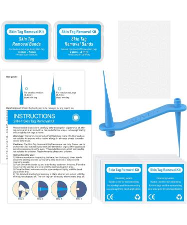 Skin Tag Remover Kit - Painless 2-in-1 Device for Medium to Large Skin Tags (2mm-7mm) - Mole Wart Removal Tool for Women and Men - Buy Online on SooperMarket.com