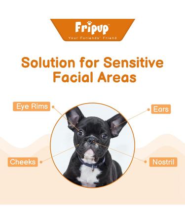 FriPuP 100Pcs Pet Face Wipes for Dogs and Cats - Clean Body, Eyes, Facial Stains, and Ear Wax - Nonwoven Fabric, Convenient for Home or Outdoor - Buy Online on SooperMarket.com