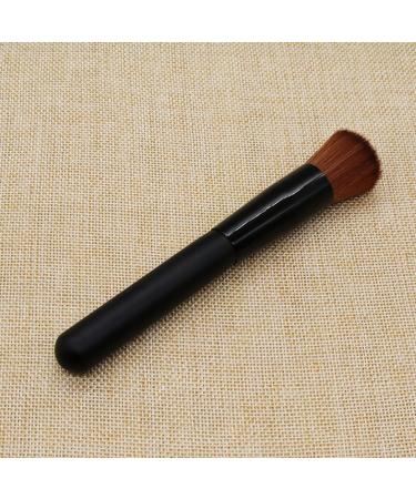 Buy 1PC Concave Makeup Brush - Liquid Cream Blending Tool for Full Coverage | Large Face Cosmetic Applicator (Black) - International Shipping - Buy Online on SooperMarket.com