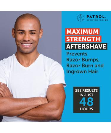 Bump Patrol Maximum Strength Aftershave Formula - Razor Bump & Ingrown Hair Solution - 4oz - Buy Online on SooperMarket.com