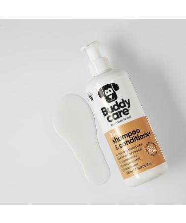 BuddyCare 2in1 Shampoo & Conditioner for Dogs - Aloe Vera & Pro-Vitamin B5 (500ml x3) - Practical Pet Care Solution for Healthy Coats - Buy Online on SooperMarket.com