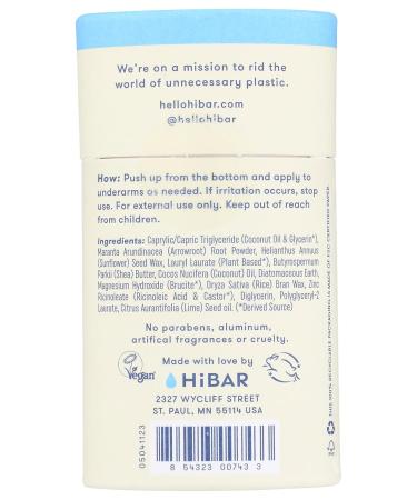 HiBAR Fragrance Free Sensitive Deodorant 2.25 OZ - Buy Online on SooperMarket.com