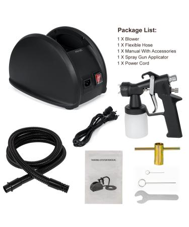 PELCAS Professional Sunless Black Tanning Gun | Mobile HVLP Spray Tan Machine Kit | Upgraded Airbrush Tan System - Buy Online on SooperMarket.com