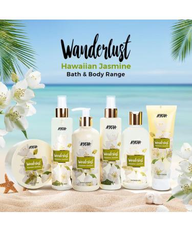 Nykaa Naturals Wanderlust Body Butter - Hawaiian Jasmine - Vegan Cruelty-Free - Enriched with Shea Cocoa Butter & Almond Oil - 6.7 oz - International Shipping Available - Buy Online on SooperMarket.com