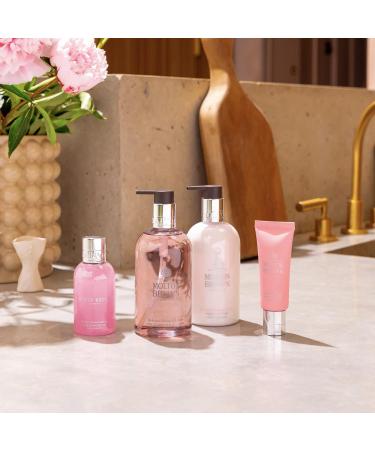 Molton Brown Delicious Rhubarb & Rose Hand Cream 40ml | Luxury Hydrating Cream for Soft Hands | International Shipping Available - Buy Online on SooperMarket.com