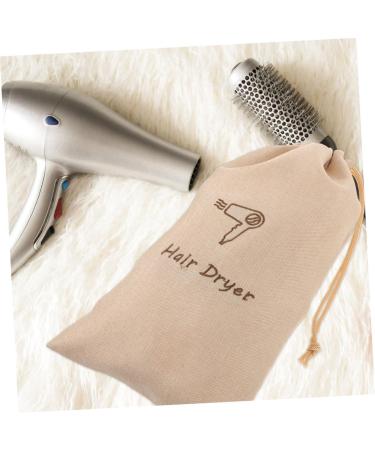 PRETYZOOM Linen Hair Dryer Bag Hair Blower Portable Hair Dryer Bag Dust Bags for Handbags Storage Bag Universal Velvet Bag Travel - Buy Online on SooperMarket.com