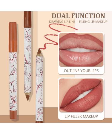 Shop 12 Colors Matte Lip Liner - Waterproof Long-Lasting Velvet Lip Pencils for Perfect Lips | International Shipping - Buy Online on SooperMarket.com