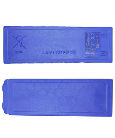 WELLVEUS 2 Pack Scanreco 593 Rechargeable NIMH Battery 7.2 V 3300mAh Replacement for Scanreco 593/592/590/960