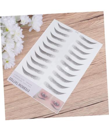 Angoily 2pcs 3d Eyebrow Stickers 6d Template Eyebrow Shape - Buy Online on SooperMarket.com