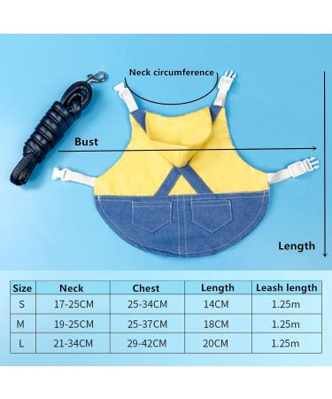 Adjustable Soft Rabbit Dishes & Leash Set | Pet Rabbit Dishes for Small Animals - Yellow (M) - Buy Online on SooperMarket.com