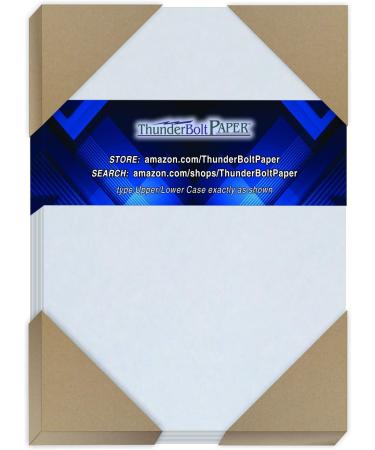 200 Light Blue Parchment 60 Text ( 24 Bond) Paper Sheets - 5.5 X 8.5 Inches Half Letter | Statement Size - 60 Pound is Not Card Weight - Vintage Colored Old Parchment Semblance