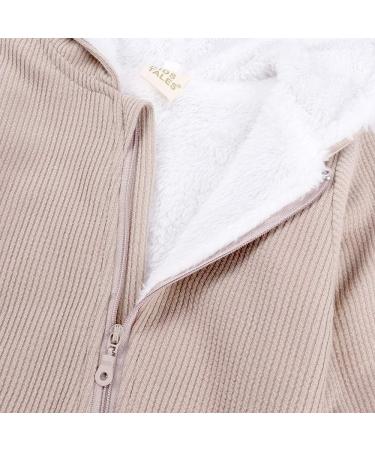 Kids Tales Newborn Baby Winter Hooded Rabbit Ear Romper | 0-3 Months - Buy Online on SooperMarket.com