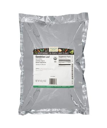 Frontier Organic Dandelion Leaf Cut & Sifted 16 oz - Natural Herbal Supplement - Buy Online on SooperMarket.com