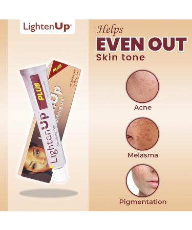 LightenUp Plus Clarifying Gel - 1 fl oz / 30 ml - Skin Brightening Cream for Knuckles Elbows Hands Armpits with Alpha Arbutin & Tamarind - Buy Online on SooperMarket.com