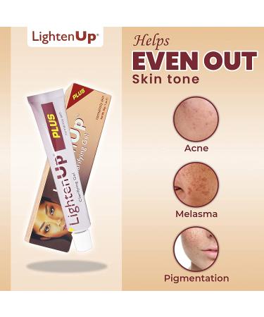 LightenUp Plus Clarifying Gel - 1 fl oz - Dark Spots Cream with Alpha Arbutin & Tamarind Extract - Reduce Hyperpigmentation on Knuckles, Elbows, Hands, Armpits - Buy Online on SooperMarket.com