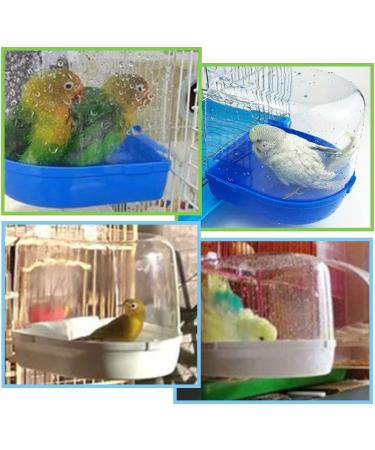 PINVNBY Parrot Bird Bath Box with Perches Stand - Ideal for Small Birds - 5 PCS Random Color - Buy Online on SooperMarket.com