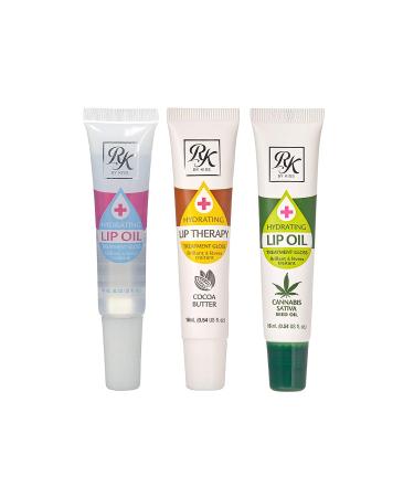 Ruby Kisses Hydrating Lip Oil Clear (3 PACK) 0.33 Fl Oz - Moisturizing Lip Treatment Set - Buy Online on SooperMarket.com