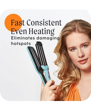 Buy Cosmopolitan Hair Waver Curling Iron - 3 Barrel Ceramic Curler for Beach Waves | Portable Styling Tool for Men & Women - Travel & Home Use - Buy Online on SooperMarket.com