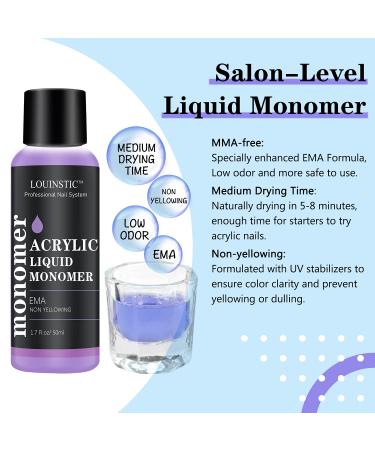 Professional Acrylic Nail Kit for Beginners - Complete Starter Set with Primer, Tips, Glue, and Brush - Size A - Buy Online on SooperMarket.com
