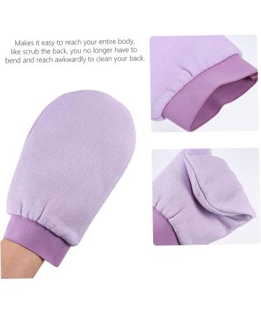 2pcs Healeved Double-Sided Face Scrubber Gloves for Women - Exfoliating Loofa Gloves & Shower Sponges for Bath Towels Massage - Buy Online on SooperMarket.com