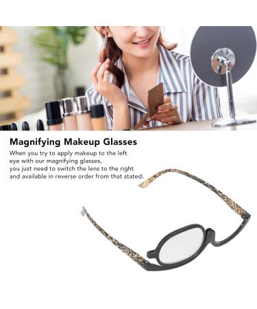 Buy 2.50 Enlargement Makeup Glasses - Foldable Rotating Reading Glasses with Case for Flawless Makeup Application - Buy Online on SooperMarket.com
