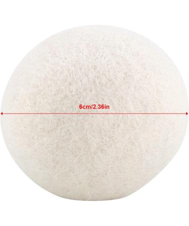 6PCS Wool Balls Softener for Laundry | Eco-Friendly Dryer Protector - Absorbs Water & Reduces Wrinkles - Buy Online on SooperMarket.com