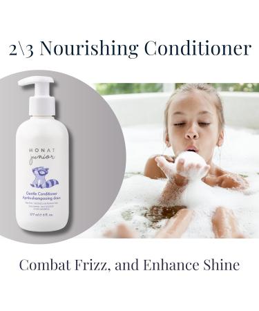 MONAT Junior 3-in-1 Hair Care System for Kids - Gentle Shampoo Conditioner & Detangler | 8 fl. oz./6 fl. oz. - International Shipping - Buy Online on SooperMarket.com
