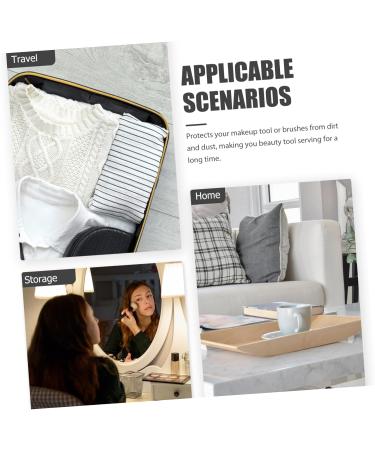 ABOOFAN Cosmetic Brush Zipper Pouch Cosmetic Brush Bag Makeup Brush Zipper Pouch Makeup Brush Organizer Bag Makeup Brush Holder Makeup Brush Pouch Travel Zipper Bag Dust-Proof Silica Gel - Buy Online on SooperMarket.com