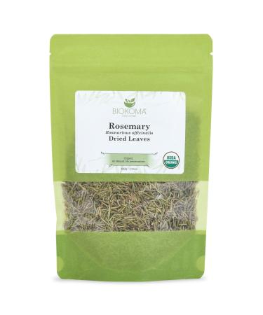 Pure and Organic Biokoma Rosemary Dried Leaves 100g (3.55oz) In Resealable Moisture Proof Pouch