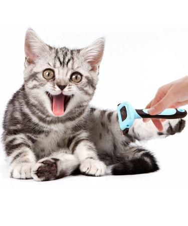 SunGrow Deshedding Brush for Short-Haired Pets - 2.5 Stainless Steel Blade Comb for Dogs, Cats, Puppies, Kittens, and Small Animals - Grooming Tool for Shedding Control - Buy Online on SooperMarket.com