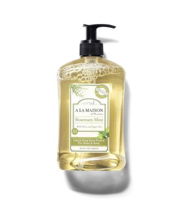 A La Maison de Provence Liquid Hand Soap - Rosemary Mint, Honeysuckle & White Tea Scent - 16.9 oz Pump Bottles - Buy Online on SooperMarket.com
