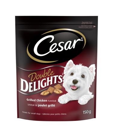 CESAR Double Delights Treats for Dogs - Chicken 150g (10 Pack) Chicken 15 g (Pack of 10)