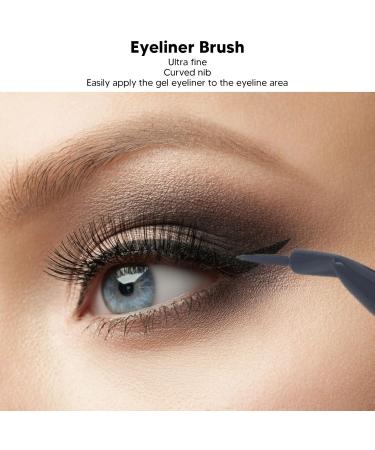 Verdant Touch Bent Eyeliner Brush Professional Makeup Eyebrow and Eyeliner Brush Set Multifunctional Bent Cosmetic Tool for Women - Buy Online on SooperMarket.com