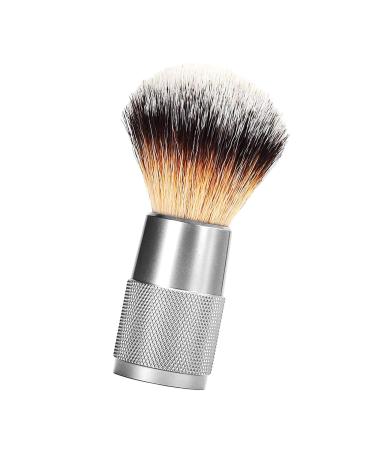 Colcolo razor brush soap brush accessories for home travel durable light men's rasier cream brush nylon synthetic bristles silver