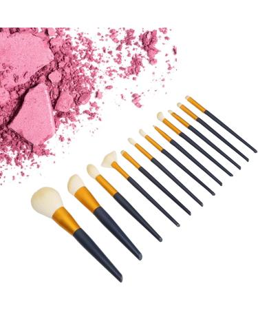 Makeup Brush Set Professional 12 Piece Brushes Complete Makeup Brush Set Soft Bristle with Holder for Home - Buy Online on SooperMarket.com