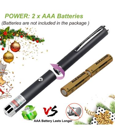 3 PCS Long Range Dot Clicker Toy Pen for Indoor Interactive Teaching - Green Red Violet | Cat Puppy Kitten Lazer Toy | Bright Clicker for Dog Cat Training Exercise - Buy Online on SooperMarket.com