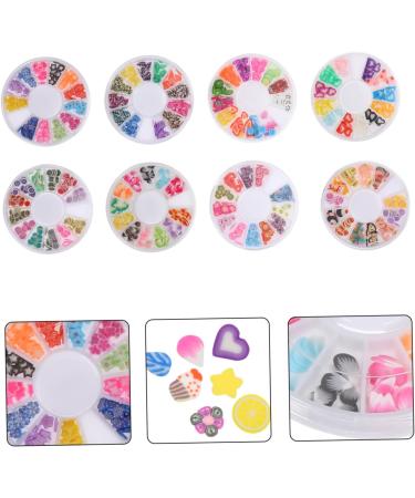 Healeved 48 Boxes Soft Pottery Nail Accessories Charms Clay Diy Patch Nail Decoration Fruit Slices for Nail Art Diy Craft Flatback Nail Embellishments Cartoon Nail Flakes Polymer Clay 3d - Buy Online on SooperMarket.com