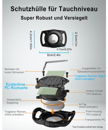 Waterproof Airtag Case for Dogs & Cats | OneOnta Airtag Dog Collar - Green 2.5cm Width - Perfect for Airtag & Trailer Use - Buy Online on SooperMarket.com