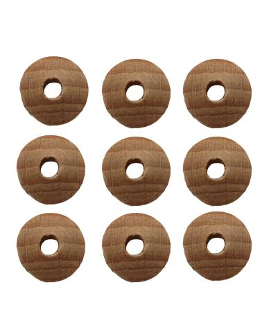 100pcs Beech Wooden Abacus Beads Unfinished DIY Handmade Mom Necklace Making Family Charm Decoration - Buy Online on SooperMarket.com