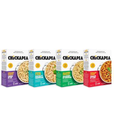 Chickapea One Pot Chickpea Pasta - White Cheddar with Jalapeno - 198g (Pack of 6) White Cheddar Jalapeno 198 g (Pack of 6) - Buy Online on SooperMarket.com