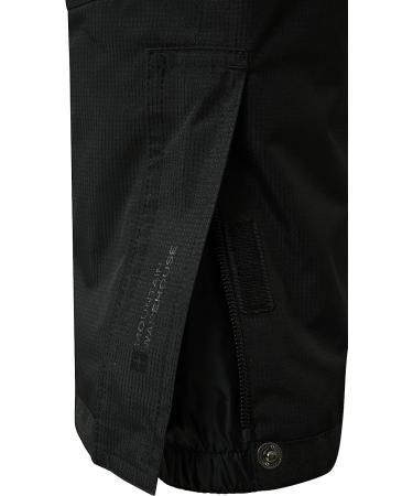 Mountain Warehouse Raptor Kids Snow Ski Pants - Black, 9-10 Years | Detachable Suspenders - Buy Online on SooperMarket.com
