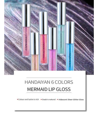 COOSA Glitter Liquid Lipsticks Set - 6 Color Diamond Shimmer Metallic Lipstick Kit - Buy Online on SooperMarket.com