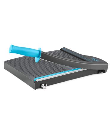 Swingline Guillotine Paper Cutter Heavy Duty, 12 Inch Paper Cutting Board with Guard Rail, Blade Lock, Cuts Up to 10 Sheets, Professional Manual Paper Cutter Trimmer for Scrapbooking, Crafts & Photo.
